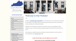 Desktop Screenshot of landrecordskentucky.com