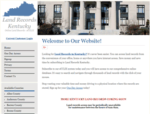 Tablet Screenshot of landrecordskentucky.com